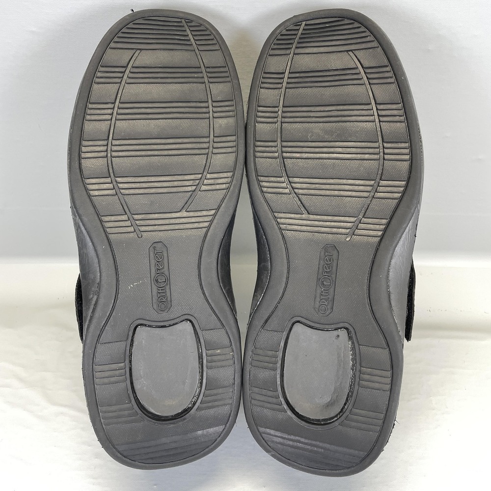 Orthofeet 510 Shoes Mens Size 12 XX-Wide Black Leather Orthopedic Comfort Casual - Picture 10 of 10